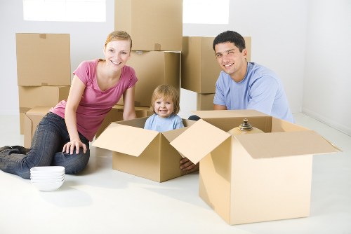Removal van prepared for a Kingston home move