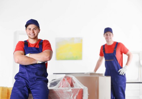 House removalists in Kingston loading furniture for a residential move