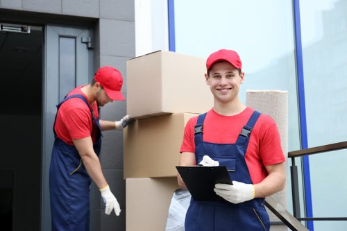 Removal team preparing a move in Kingston
