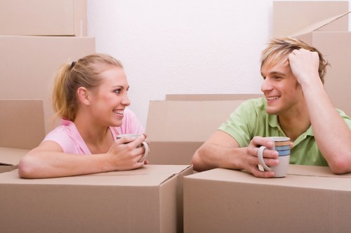 Customer submitting a moving service complaint