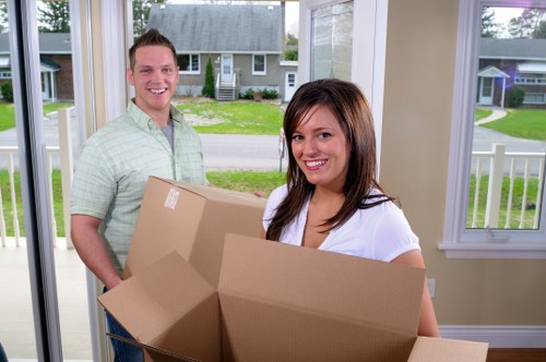 Removal team planning a move in Kingston near local homes