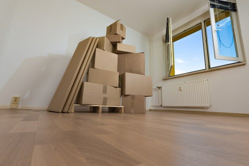 Household furniture and moving supplies used for Kingston home relocations