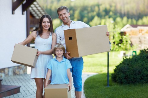 Man and van pricing for a property with narrow access