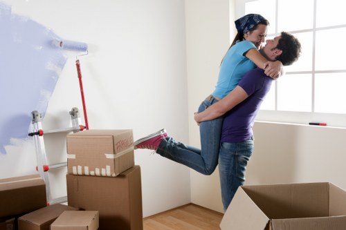 Professional packing team preparing household boxes in Kingston