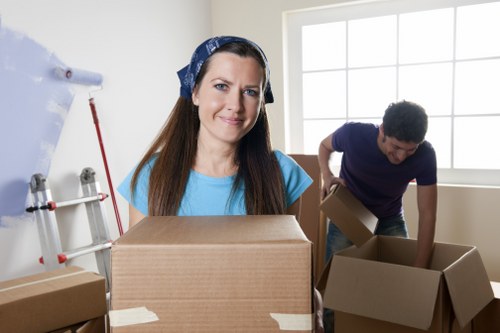 Loading furniture into a removal van in Kingston