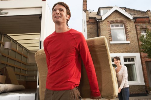Professional packing and unpacking services in Kingston with organized moving boxes