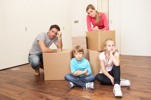 House removalists in Kingston preparing items for safe delivery