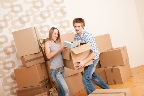 Driving a moving truck through Kingston neighborhoods