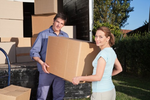 Professional van service handling a small local move in Kingston